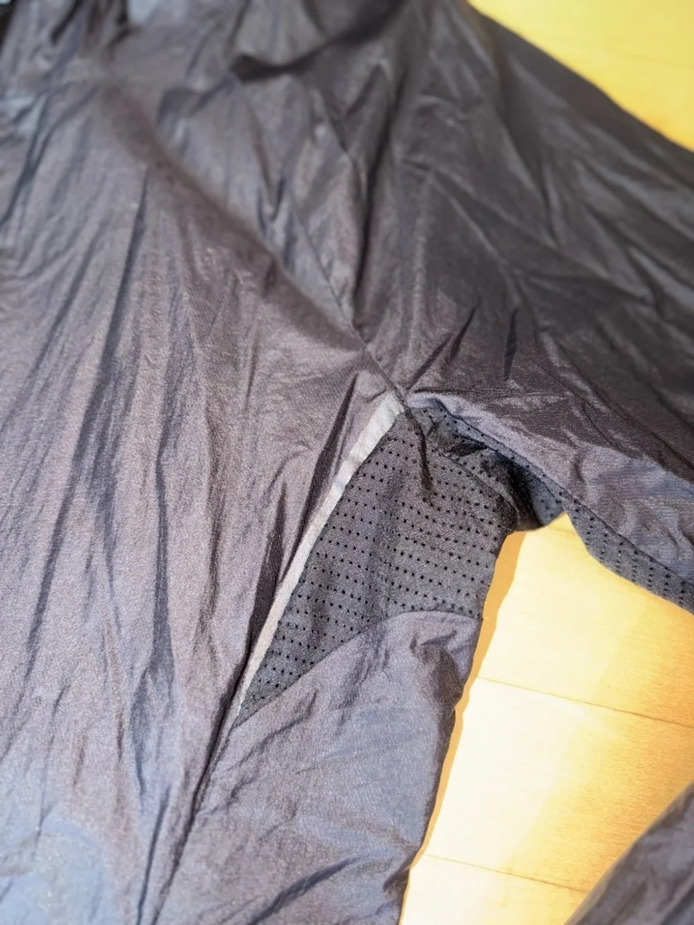 ATHLETA  Black‎ Windbreaker Hooded jacket, M,  CB2604 - Picture 4 of 4